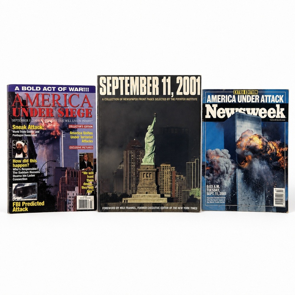Newsweek September 11 2001 Magazine Book Lot Historic 9/11 Media WTC History VTG